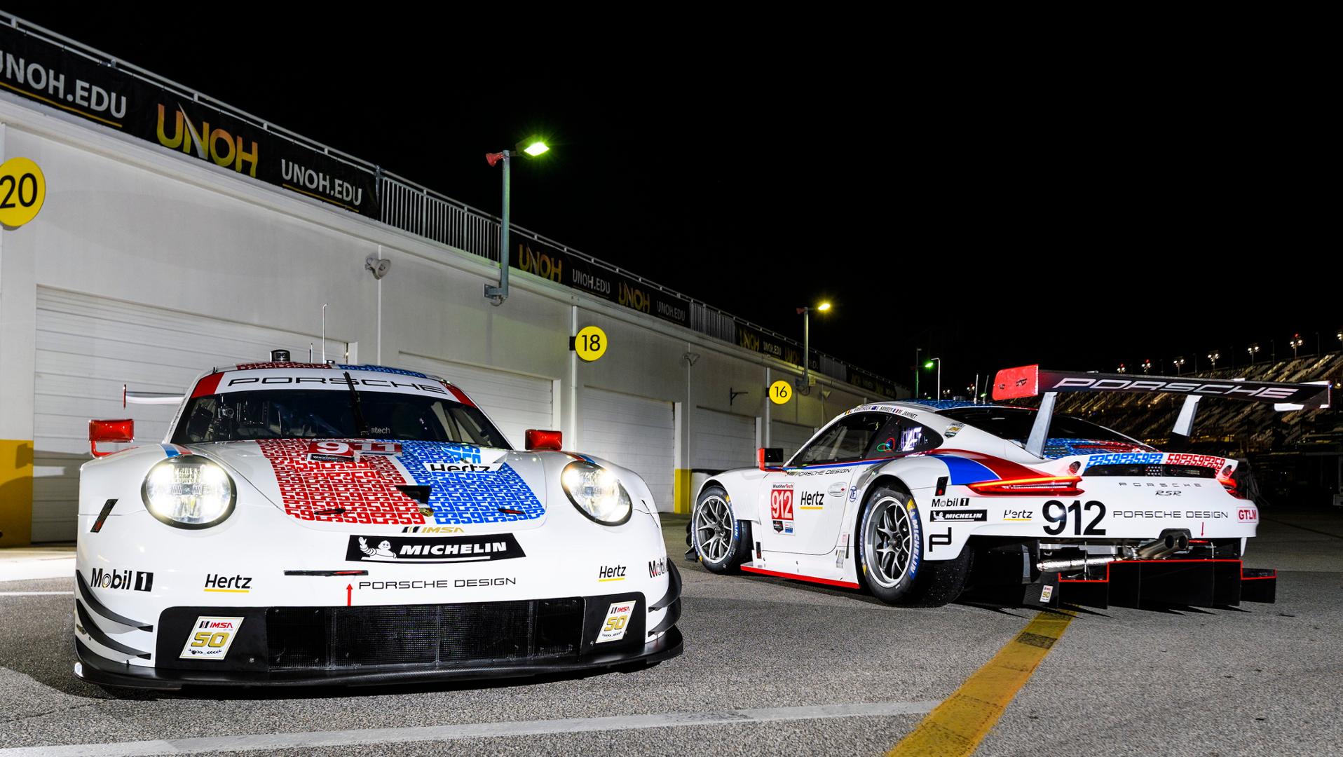 Both the #911 and #912 will run the livery
