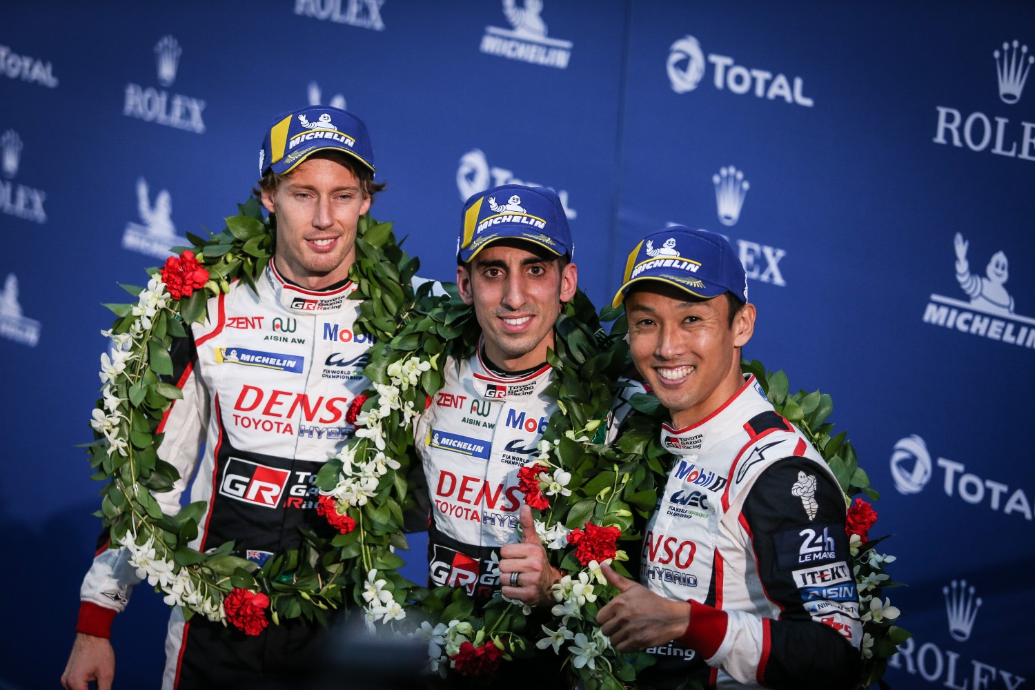 Hartley, Buemi and Nakajima