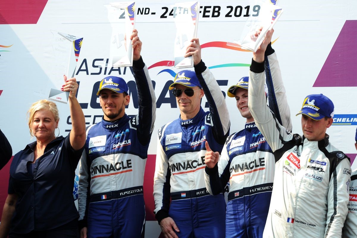 #24 Algarve Pro Racing Drivers celebrate