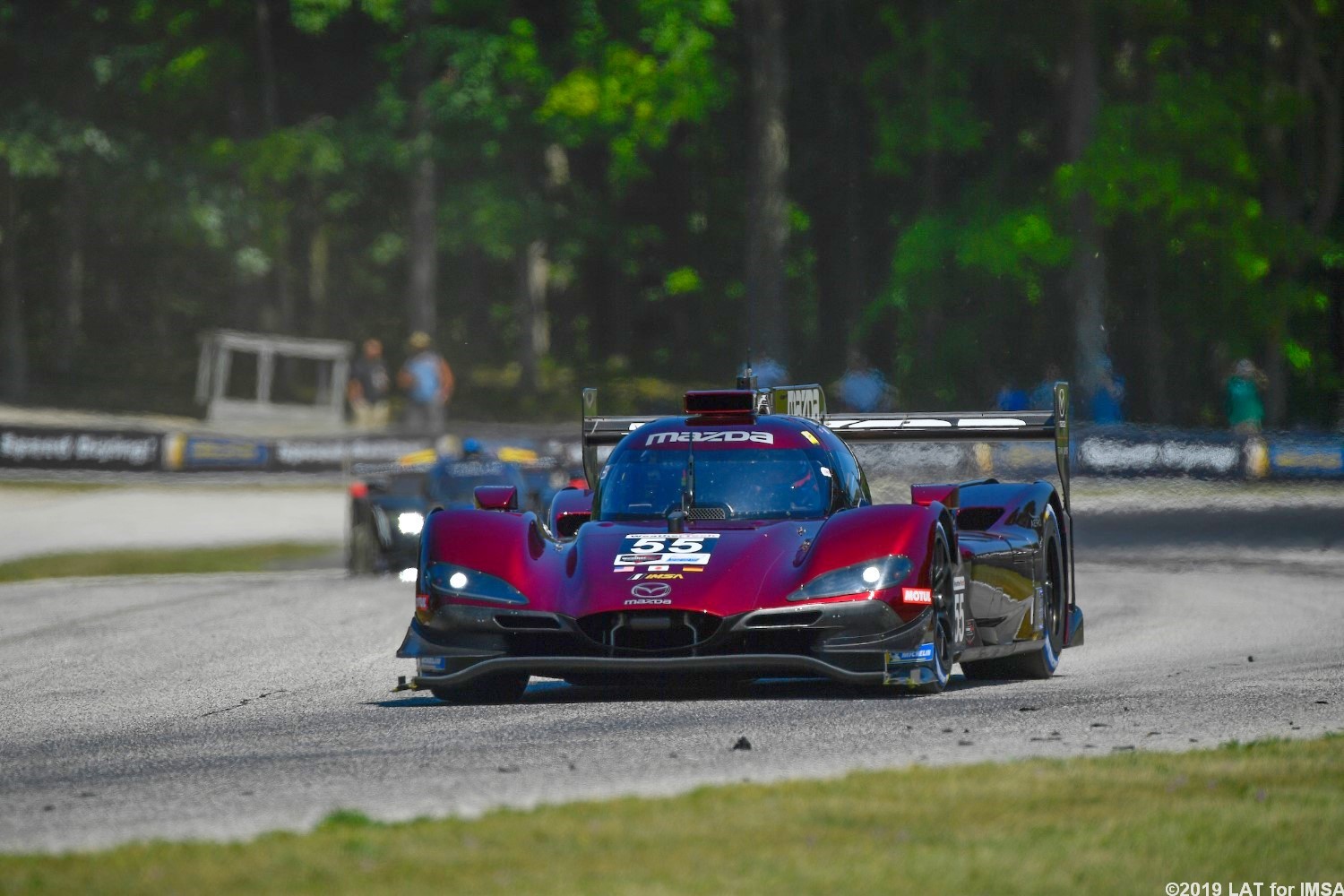Harry Tincknell in the No. 55 Mazda RT24-P