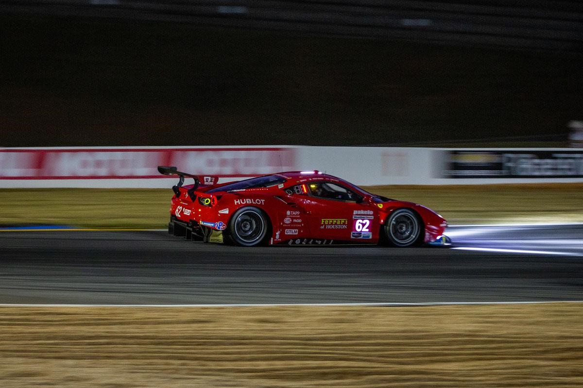 GTLM class winning Risi Ferrari