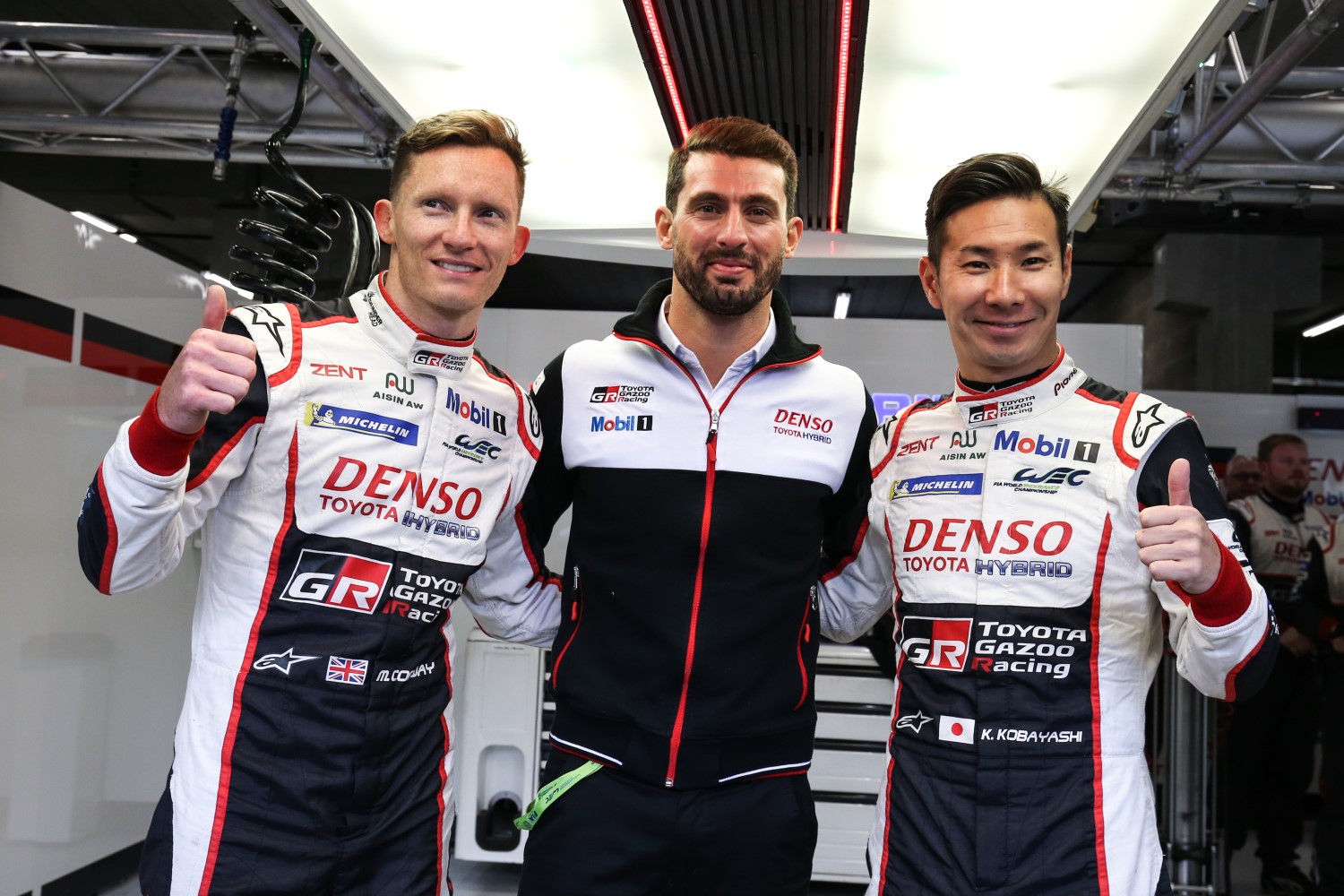 Conway, Lopez and Kobayashi on pole