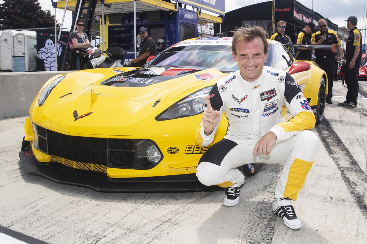 Antonio Garcia on pole for Corvette