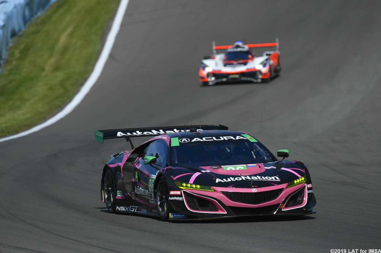 Trent Hindman led the Acura qualifying effort at Watkins Glen International Raceway on Saturday, and will start first in the GTD category for Sunday’s Sahlen’s Six Hours of The Glen