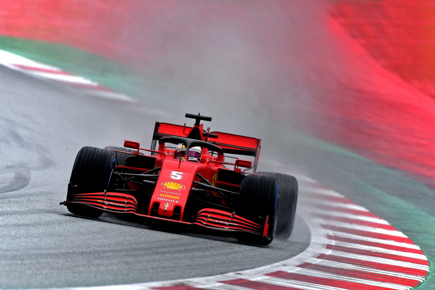 Vettel got what he could out of the hapless Ferrari Saturday - 10th