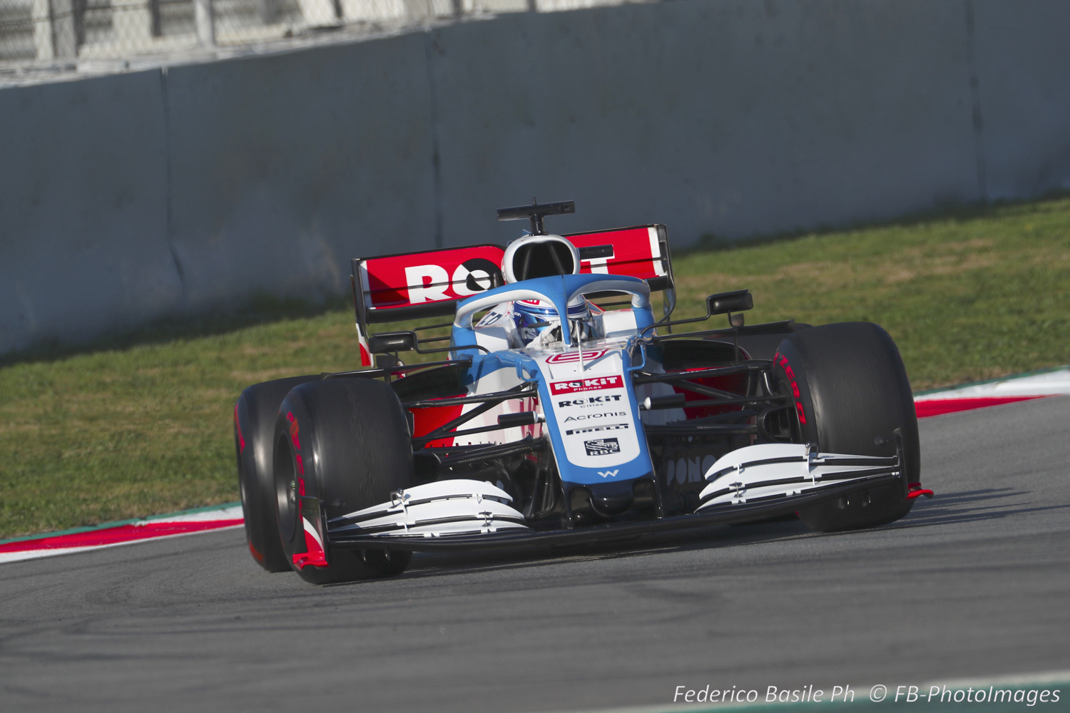 Latifi in the Williams. The team still tries to design its own car