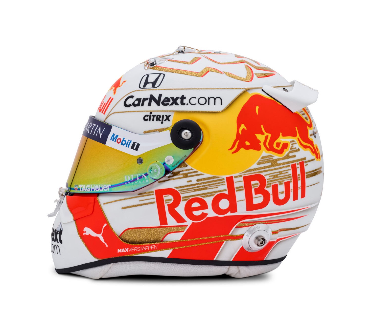 Verstappen's new helmet