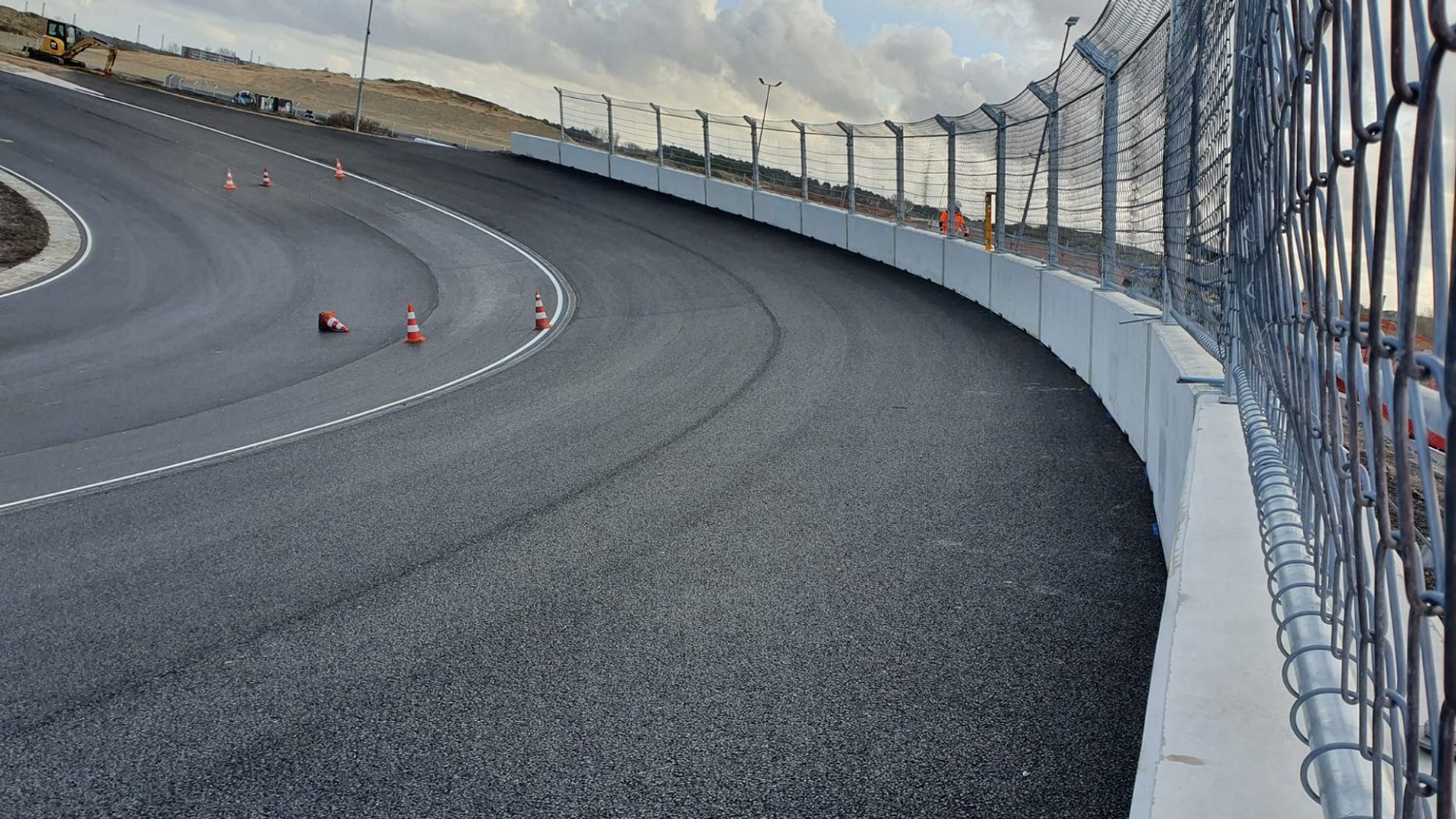 Zandvoort banking is 18% but that appears to be the upper half that the cars won't use - that is runoff. The portion the cars will race on appears to be similar to Indy