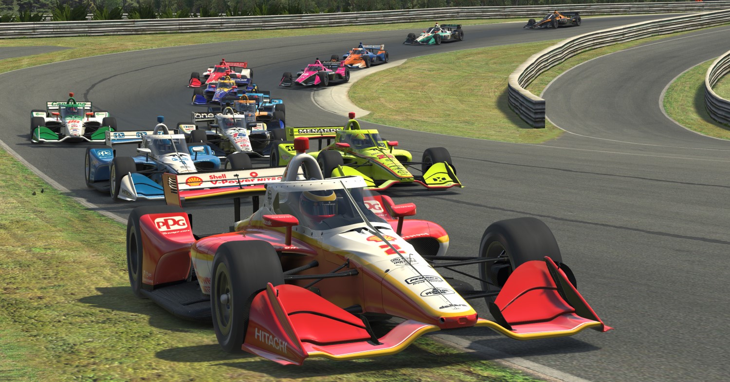 McLaughlin put in a strong performance in iRacing