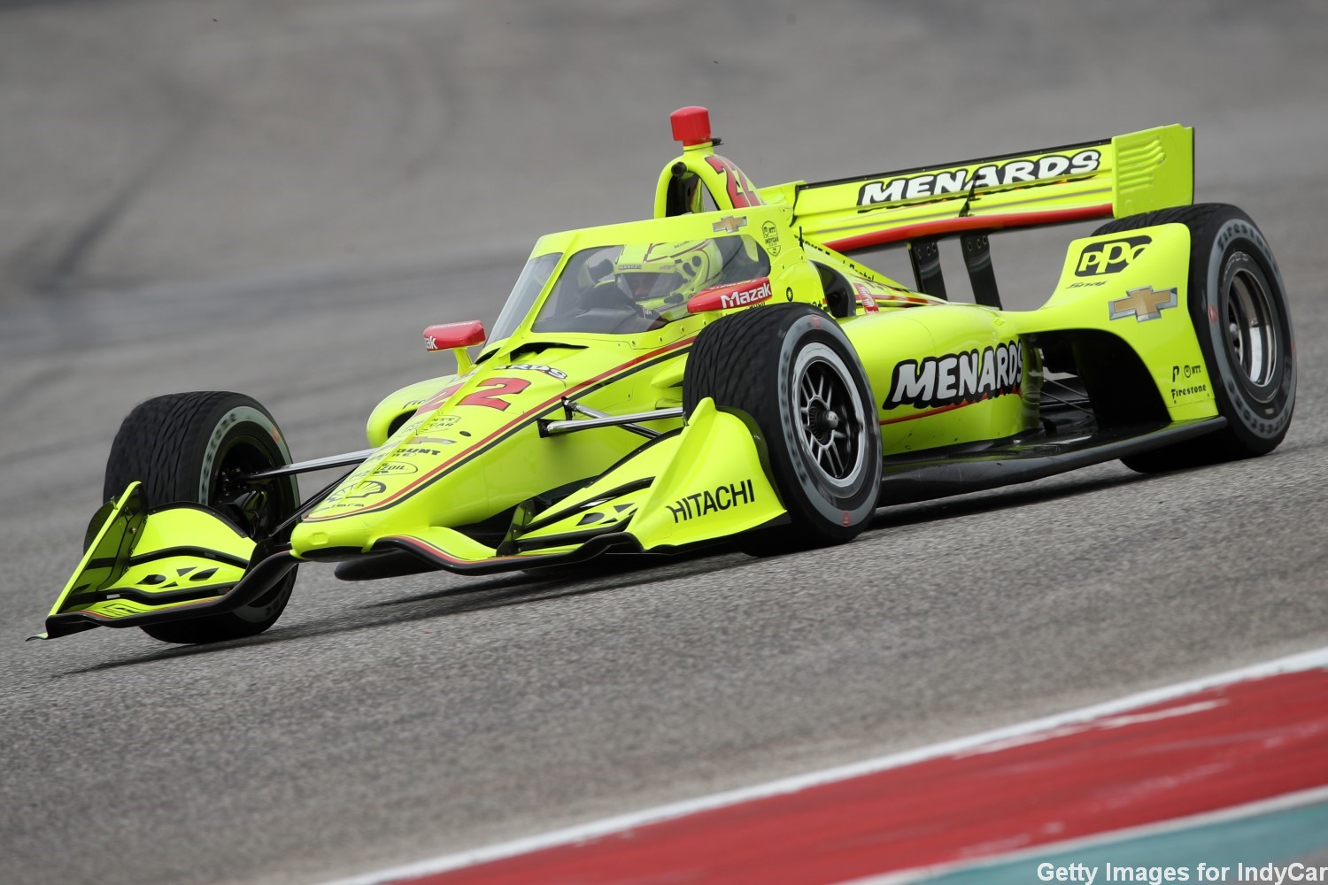 Someone tell the Frog that in IndyCar all the cars are the same and driver talent wins