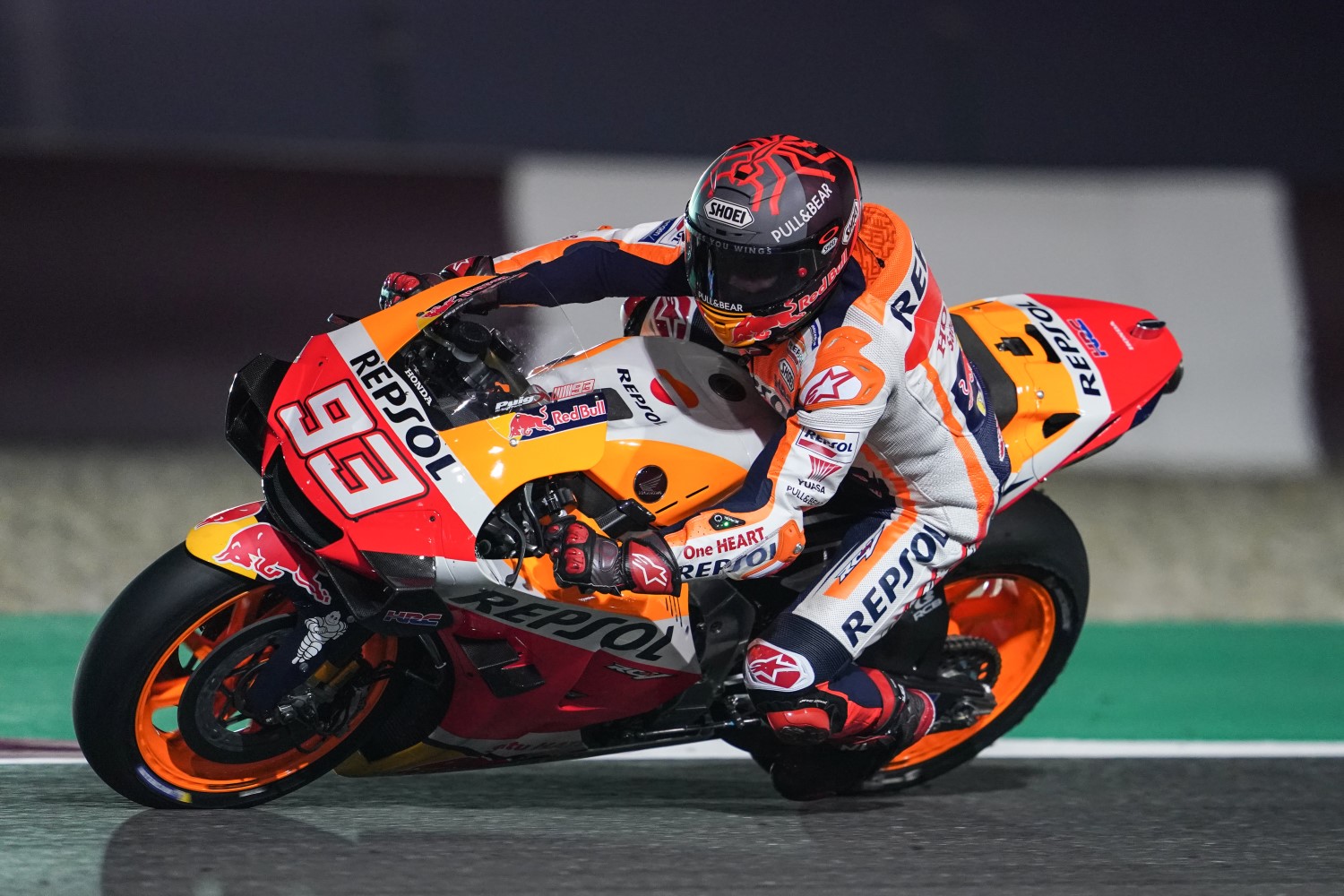 Marc Marquez in a lot of pain