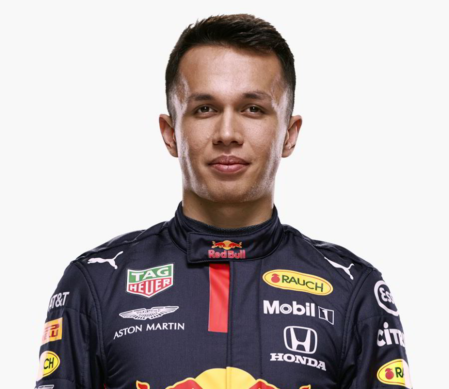 Alex Albon in 2020