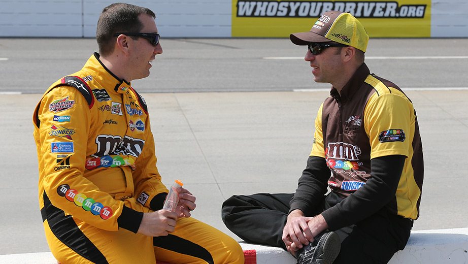 Kyle Busch and Adam Stevens