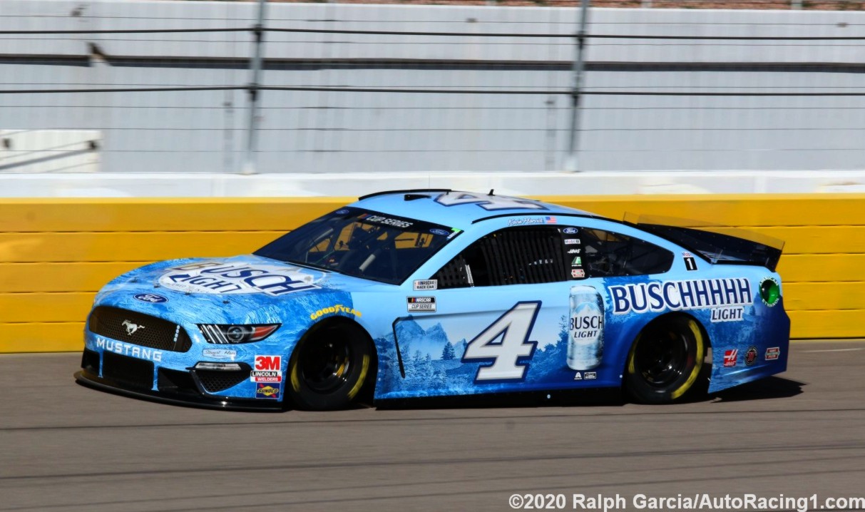 Kevin Harvick now on pole