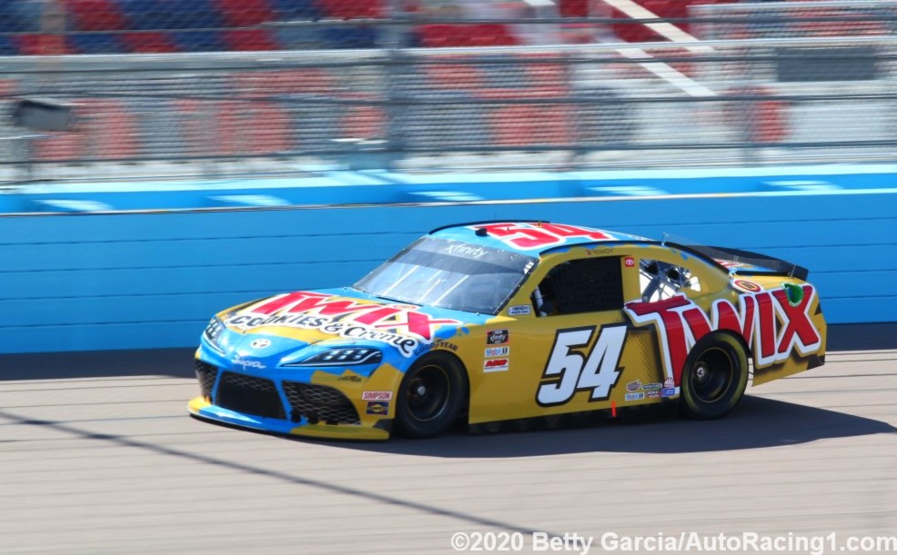 Kyle Busch could not convert his pole into victory