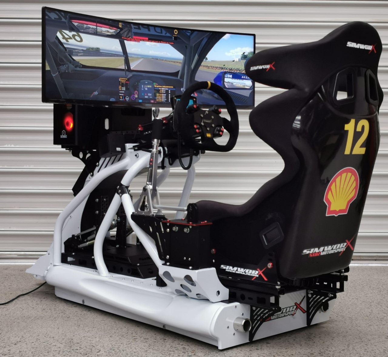 The Simworx SX02Msport Simulator that Fabian Coulthard will use to compete in the Supercars Eseries