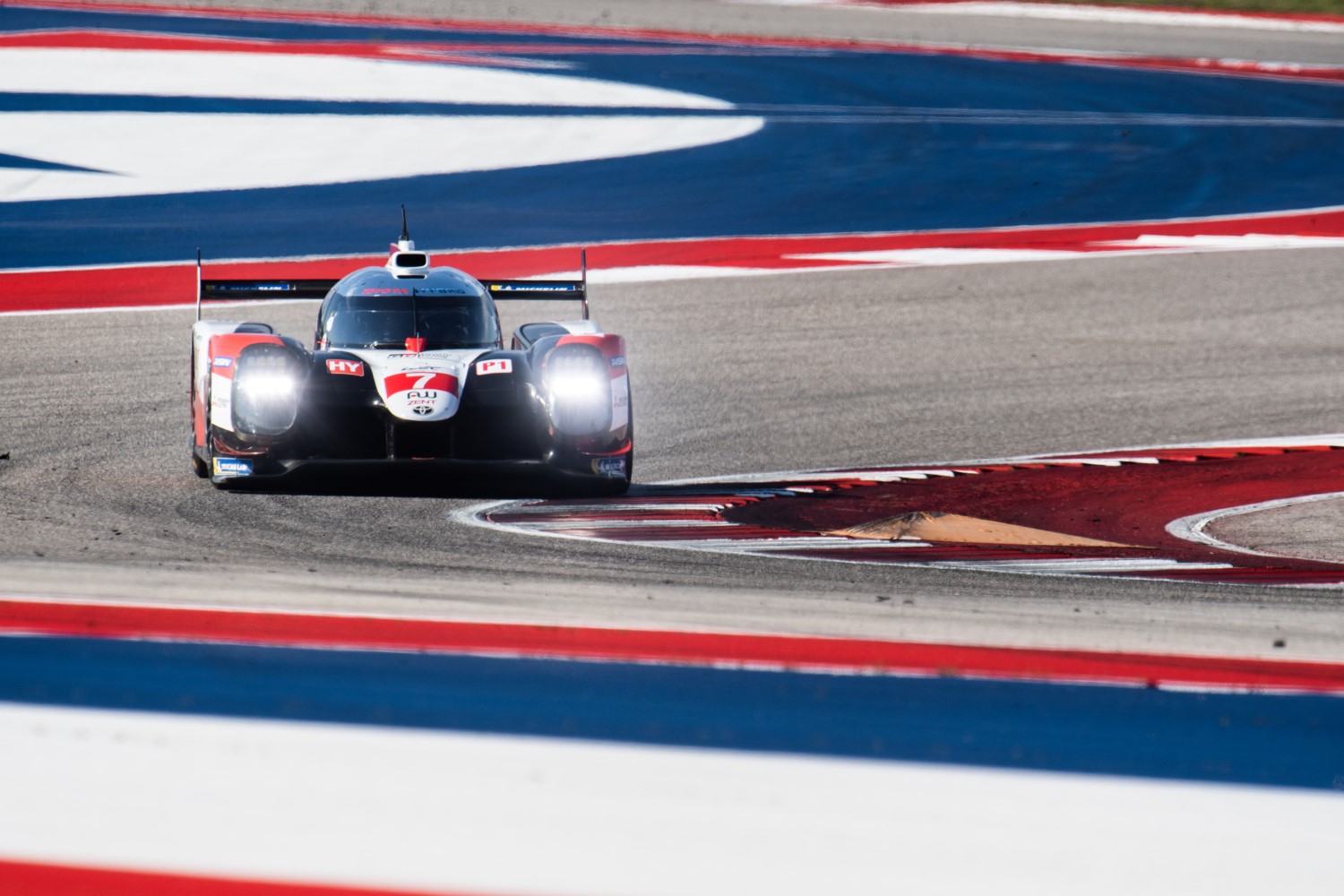 Mike Conway on the old gray surface