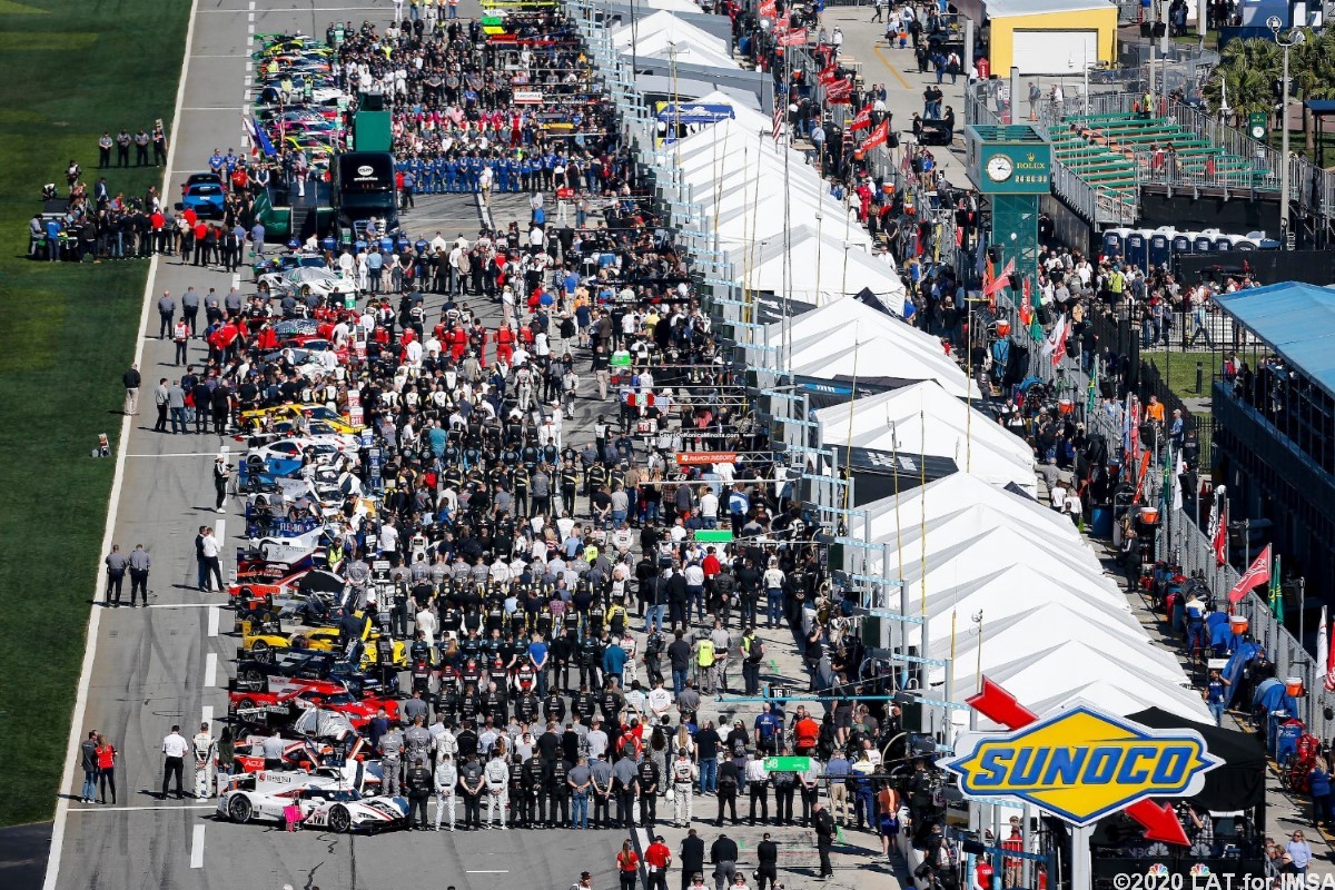 You won't see this many people in the paddock for a long time
