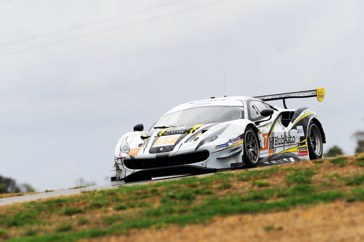 Davide Rigon on GT3 pole for Ferrari