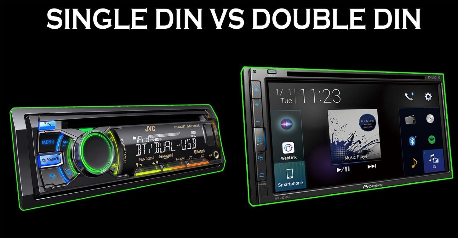 Single-DIN vs. Double-DIN Car Stereos - Dual Electronics