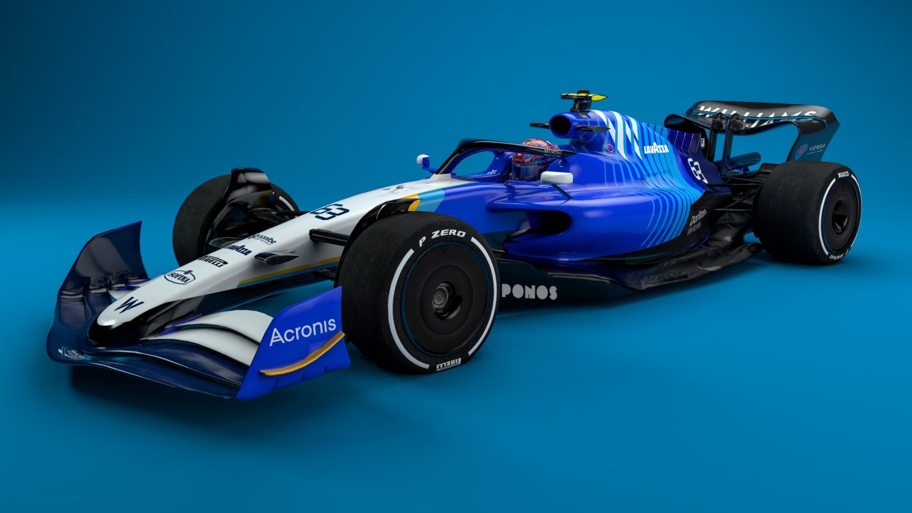 F1 2022 IndyCarStyle F1 car in team liveries