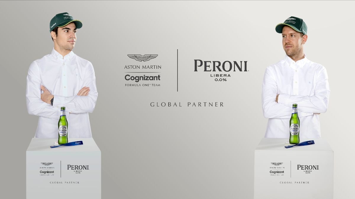 Aston Martin current sponsor Peroni