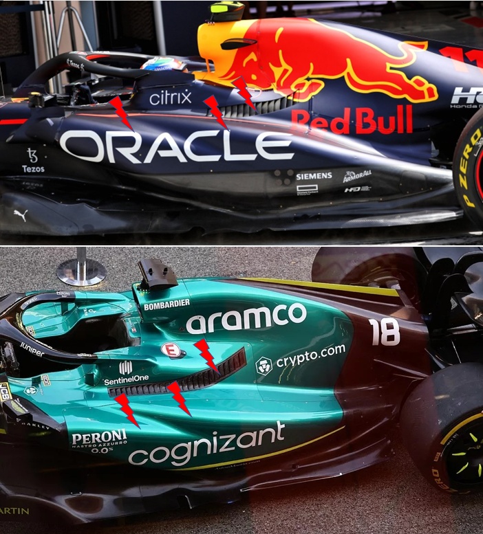 Glimlach les Standaard F1: Aston Martin copies Red Bull Sidepods - AutoRacing1.com