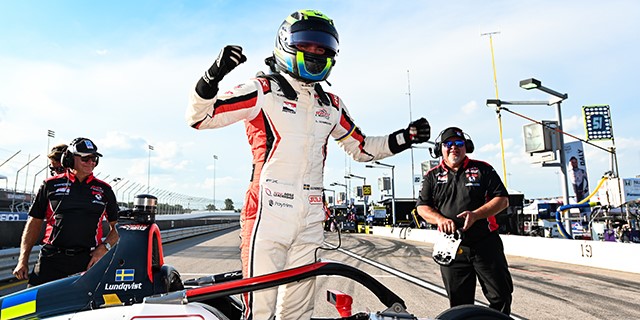 Indy Lights: Series Leader Lundqvist Rockets to Pole at WWTR