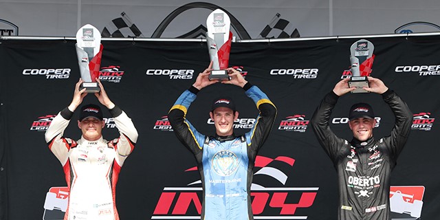 Indy Lights: Late Pass Pushes Brabham Past Lundqvist  for WWTR Victory