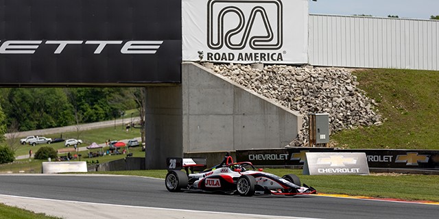 Indy Lights: Lundqvist tops opening session at Road America