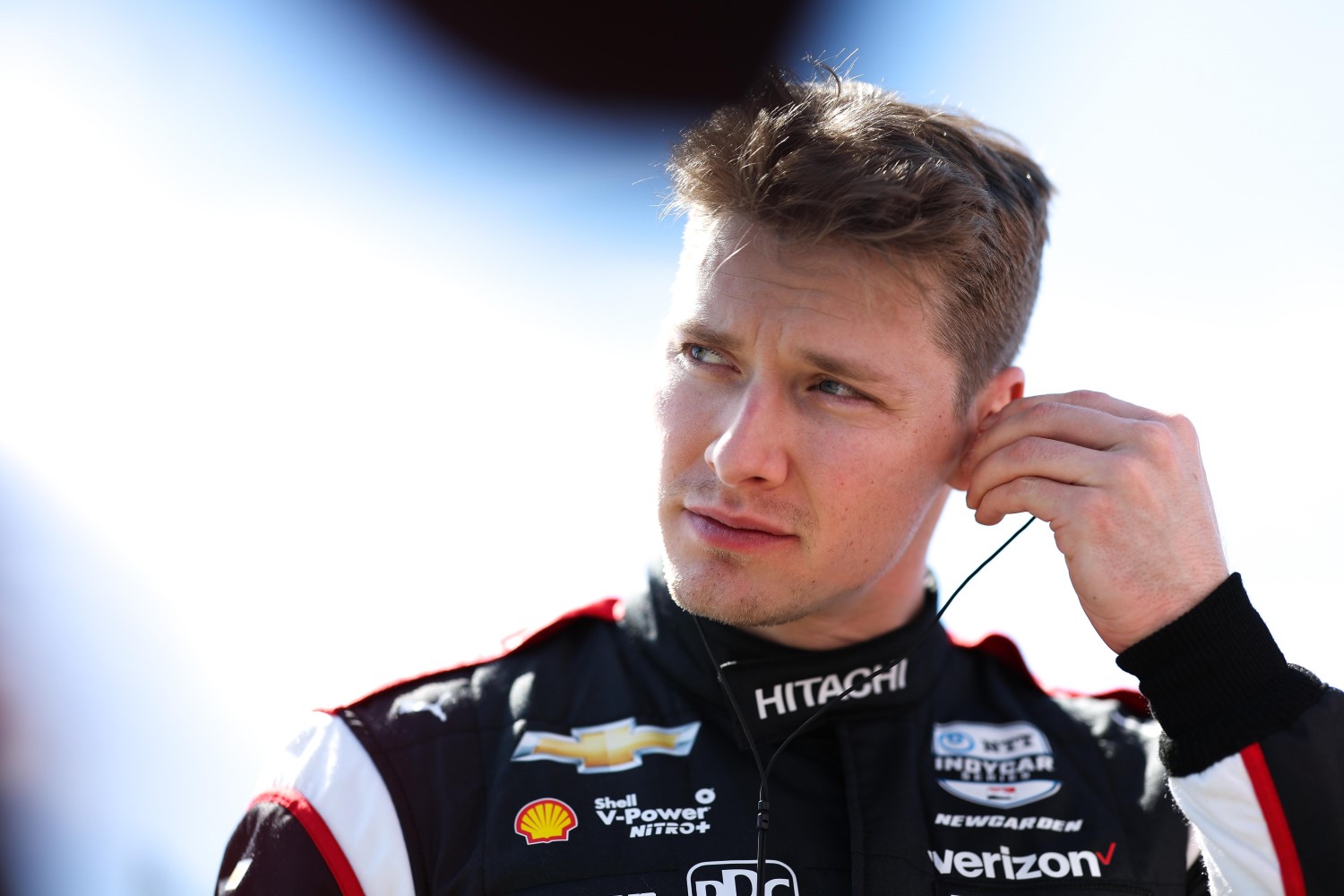 Josef Newgarden. Penske Entertainment: Chris Owens