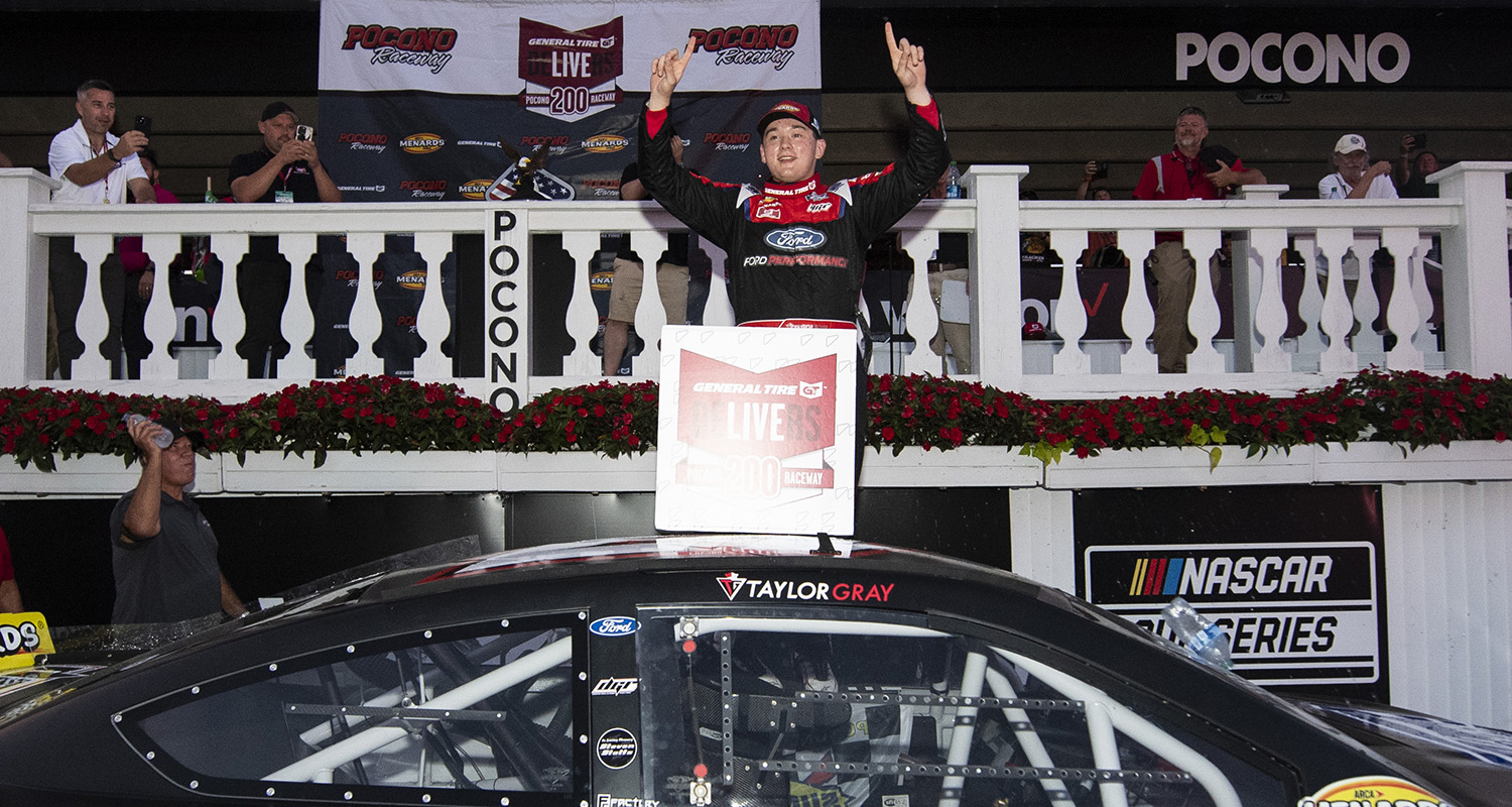 ARCA Taylor Gray Wins General Tire Delivers 200 at Pocono Raceway