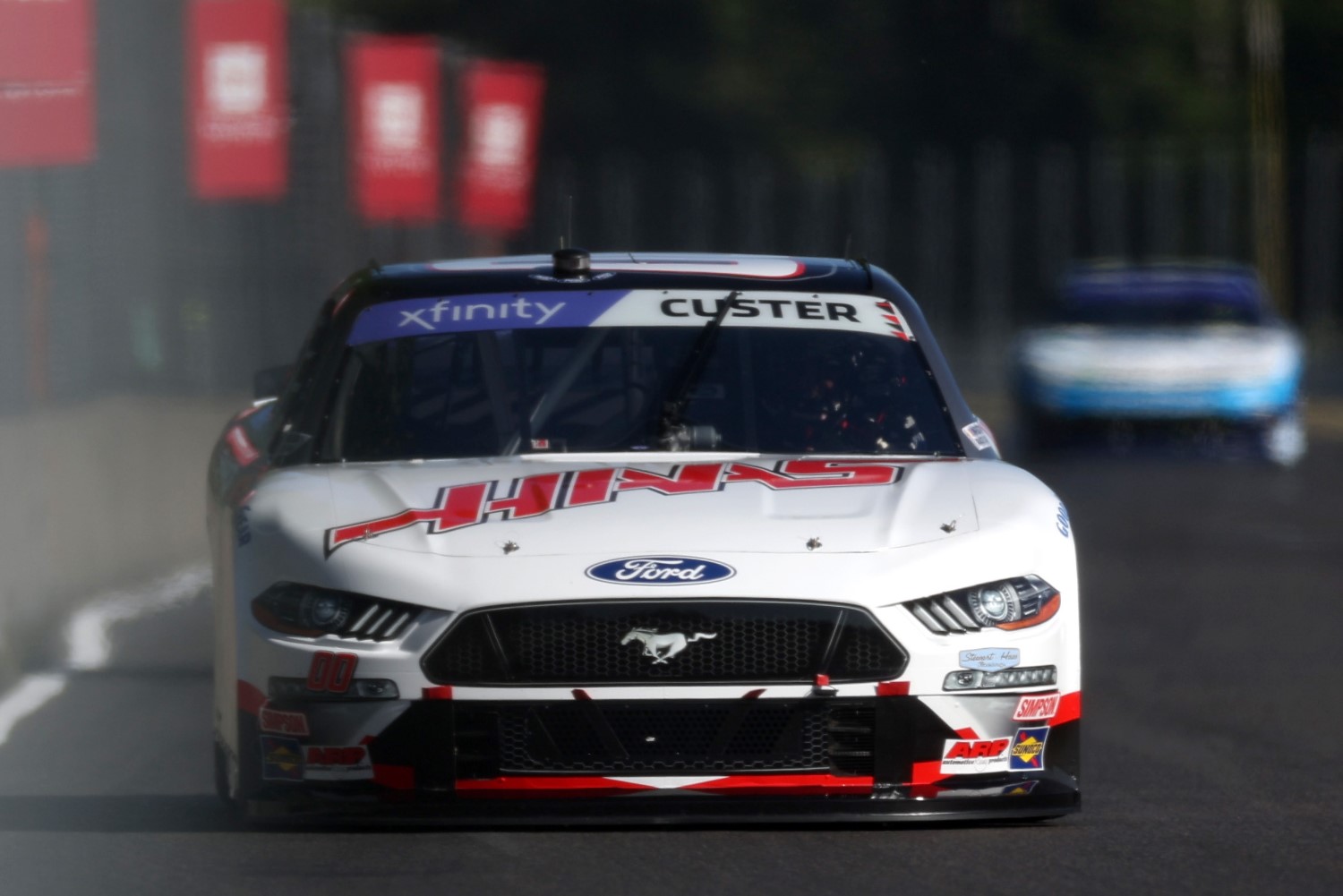 Cole Custer, driver of the #00 Haas Automation Ford, (Photo by James Gilbert/Getty Images)
