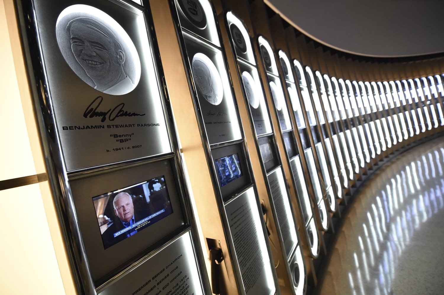 NASCAR Hall of Fame Wall