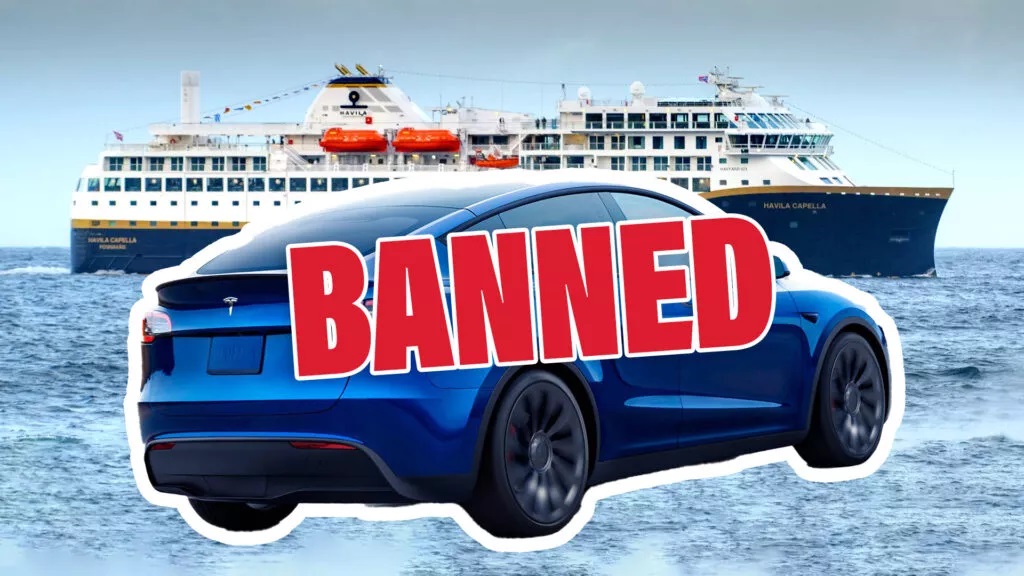 Norway’s Havila Krystruten has banned all EV's on their ships