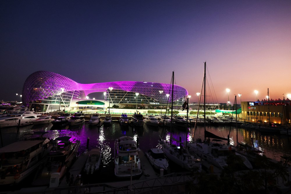 Yas Marina at night