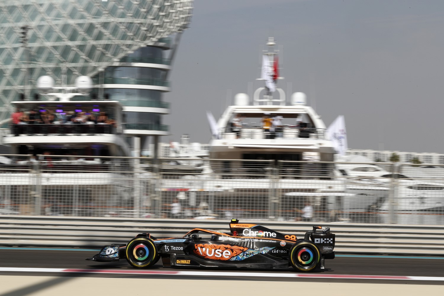 Pato O' Ward, McLaren MCL36 during the Abu Dhabi GP at Yas Marina Circuit on Friday November 18, 2022 in Abu Dhabi, United Arab Emirates. (Photo by Carl Bingham / LAT Images)