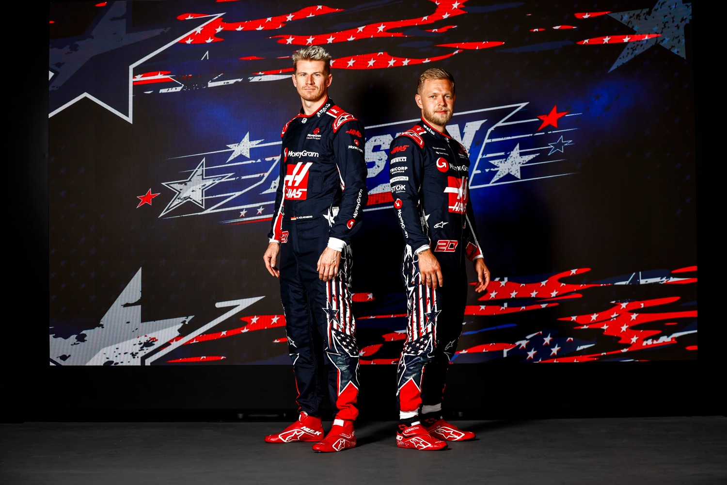 The Haas driver suits will look different too.