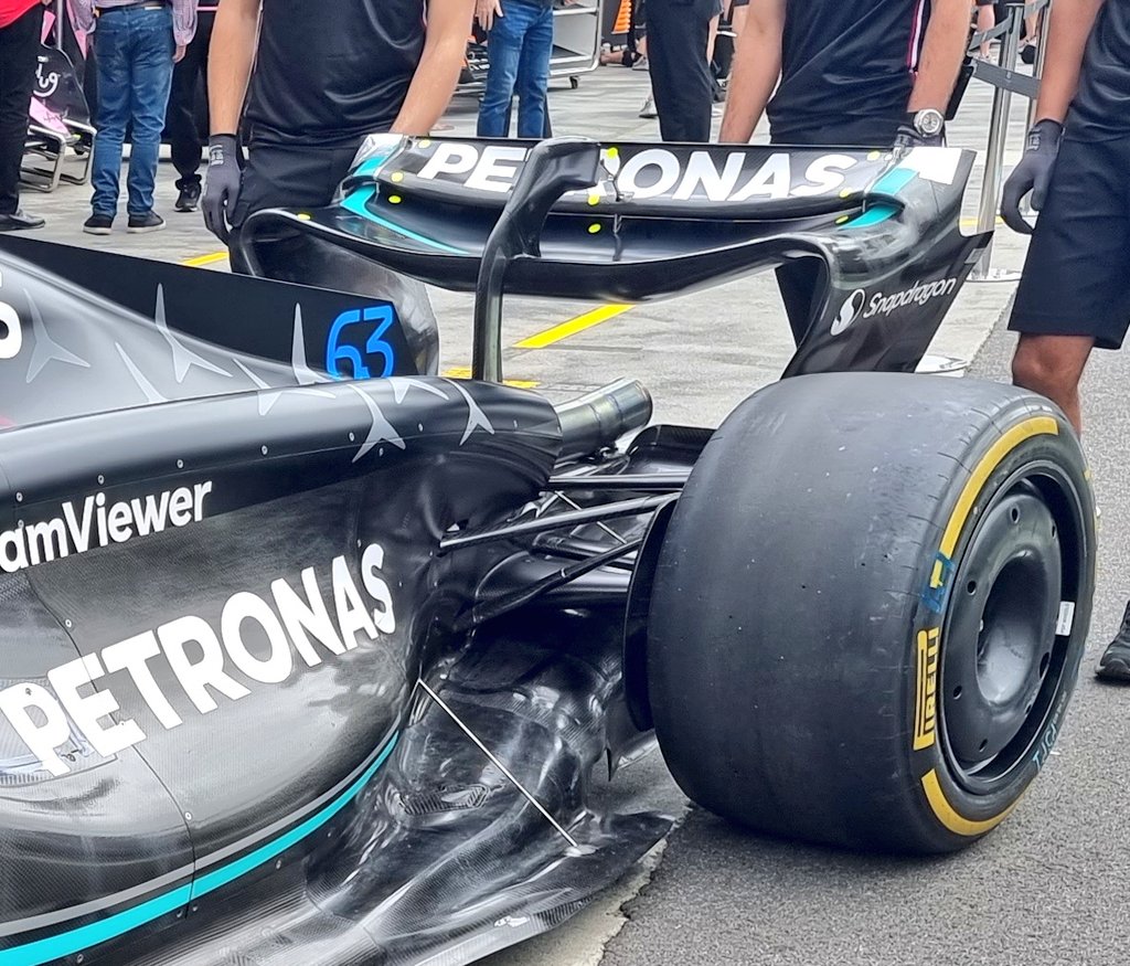 Mercedes Rear bodywork and Wing
