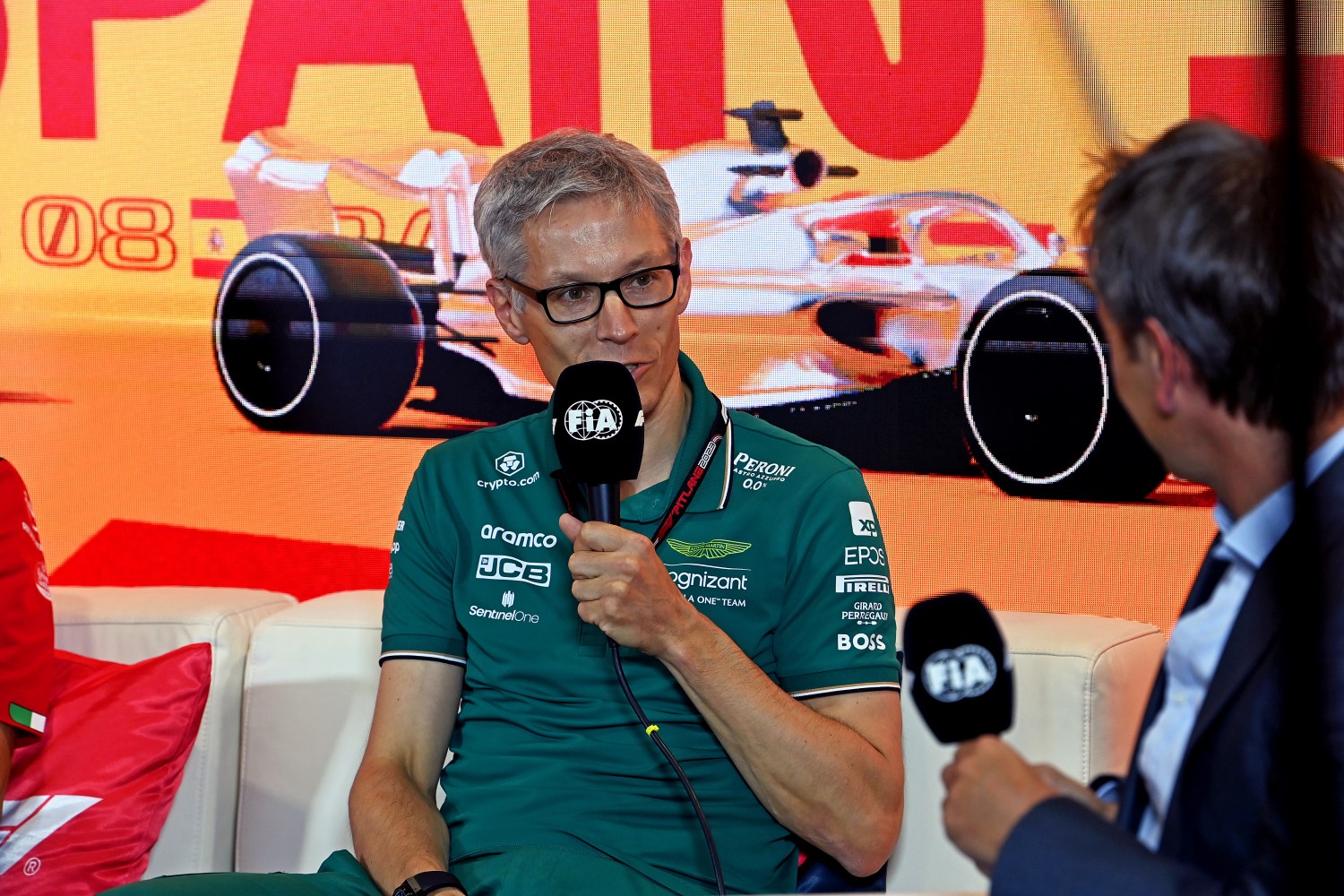 Mike Krack, Team Principal, Aston Martin F1 Team, in the team principal's Press Conference