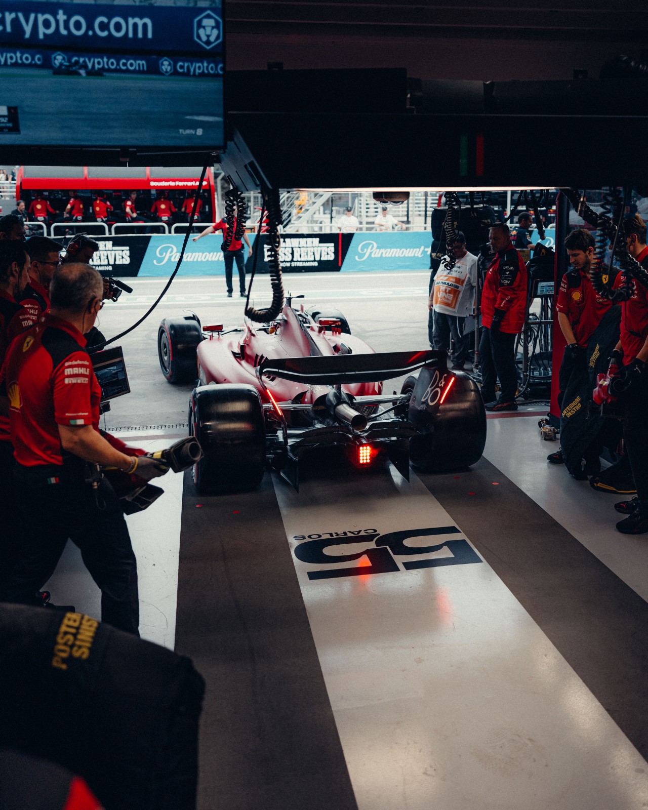 Ferrari Mechanics in Sao Paulo Garage