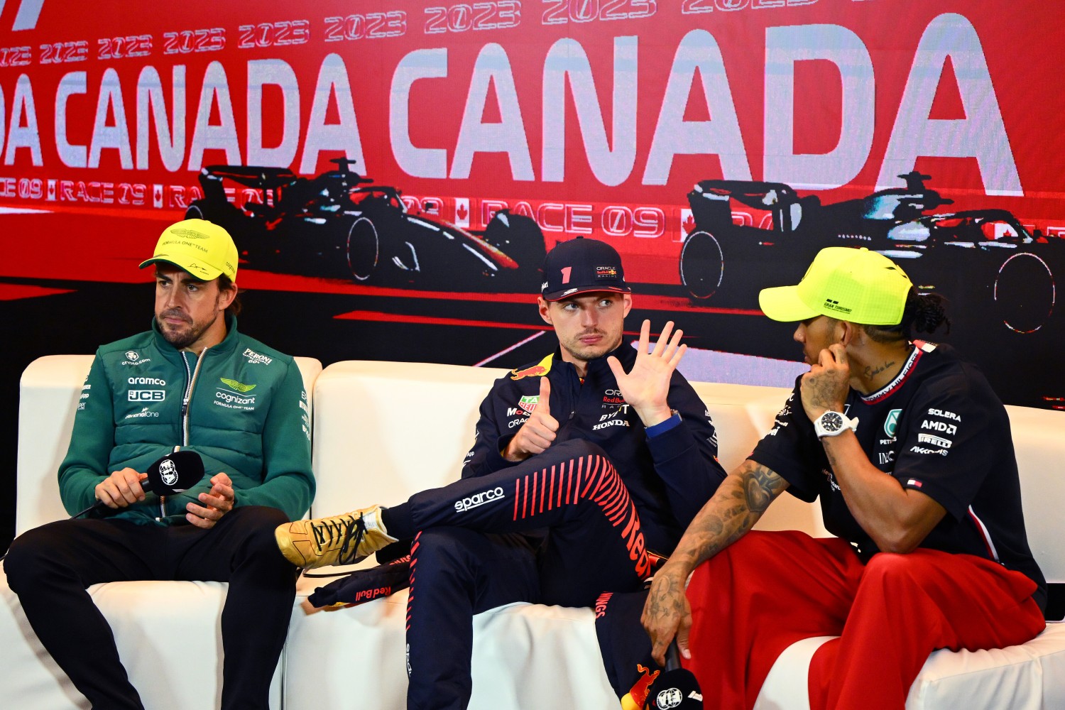 Quite an honor to be up there with 2 World champions”: Lewis Hamilton  content with a podium finish after a difficult 2023 Canadian F1 GP