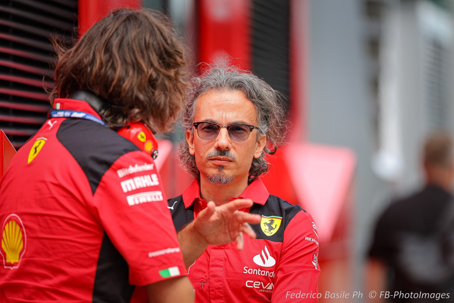 Laurent Mekies sporting director of Scuderia Ferrari , during the Hungarian GP, Budapest 20-23 July 2023 at the Hungaroring, Formula 1 World championship 2023.