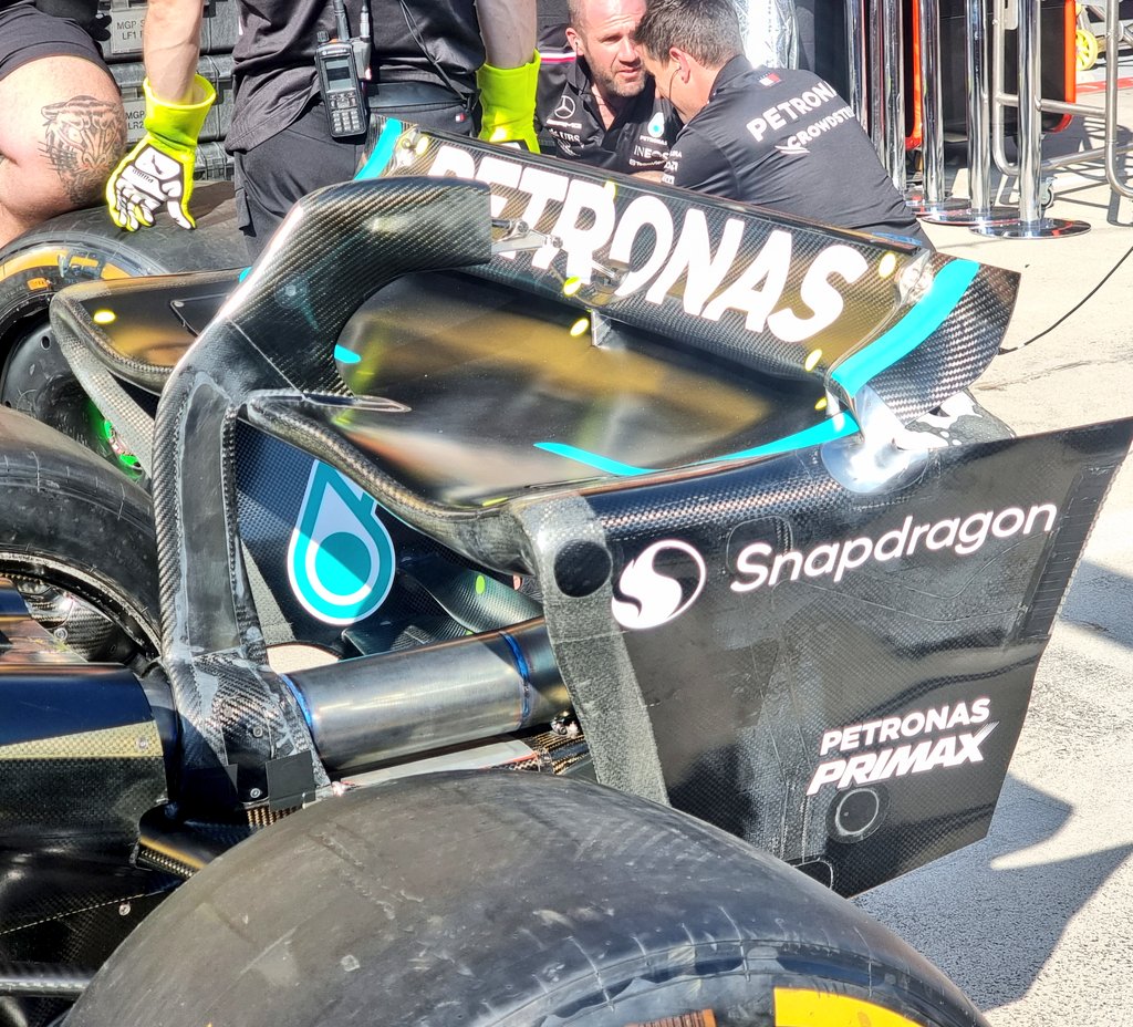 Mercedes W14 Rear Wing