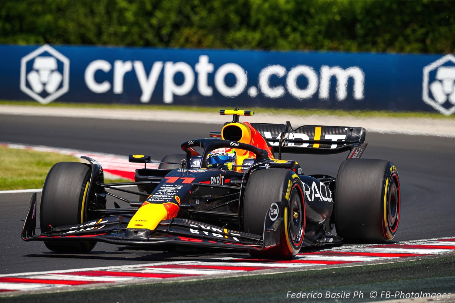 #11 Sergio Perez, (MEX) Oracle Red Bull Racing, Honda during the Hungarian GP, Budapest 20-23 July 2023 at the Hungaroring, Formula 1 World championship 2023.