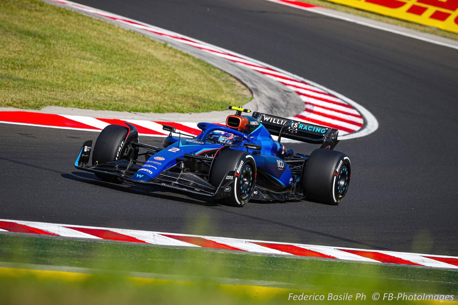 #2 Logan Sargeant, (USA) Williams Mercedes during the Hungarian GP, Budapest 20-23 July 2023 at the Hungaroring, Formula 1 World championship 2023.