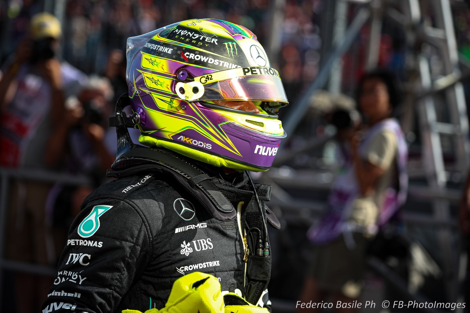 #44 Lewis Hamilton, (GRB) AMG Mercedes Ineos during the Hungarian GP, Budapest 20-23 July 2023 at the Hungaroring, Formula 1 World championship 2023.
