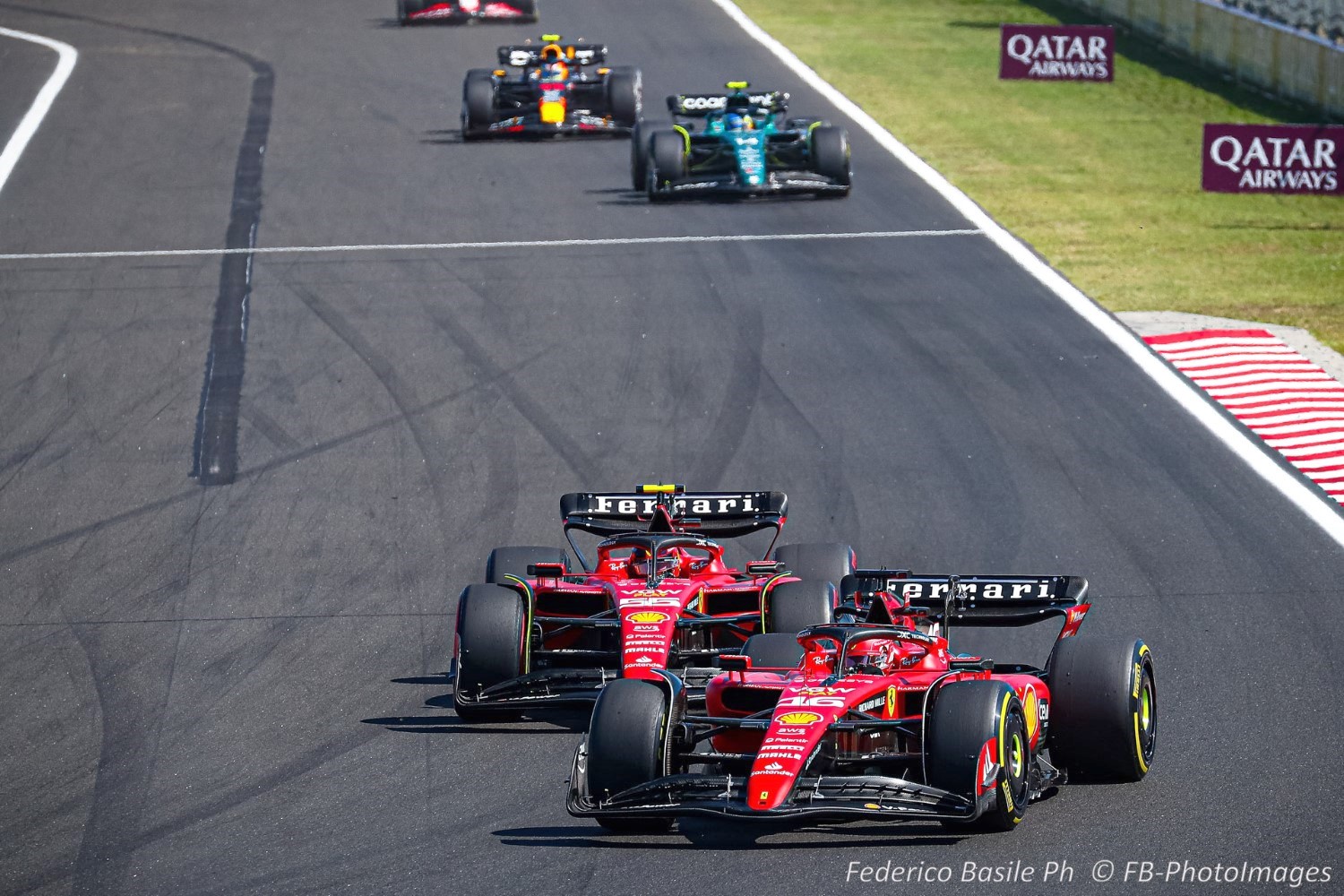 #16 Charles Leclerc, (MON) Scuderia Ferrari during the Hungarian GP, Budapest 20-23 July 2023 at the Hungaroring, Formula 1 World championship 2023.