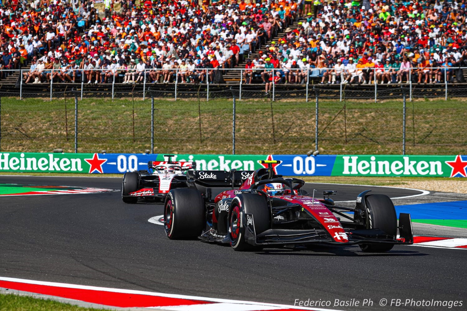 #24 Guanyu Zhou, (CHI) Alfa Romeo Sauber during the Hungarian GP, Budapest 20-23 July 2023 at the Hungaroring, Formula 1 World championship 2023.