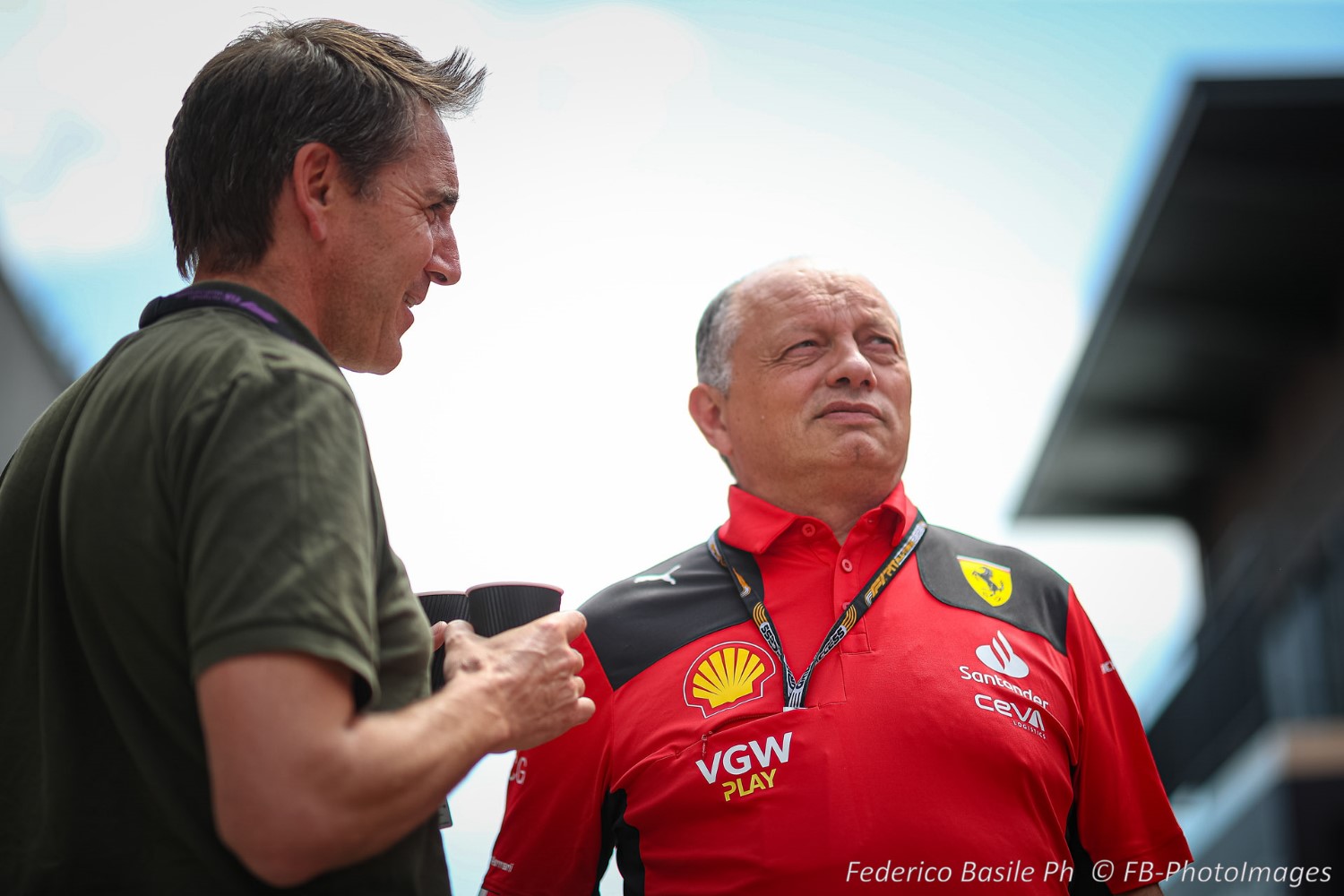 Frederic Vasseur Team Principal of the Scuderia Ferrari during the Hungarian GP, Budapest 20-23 July 2023 at the Hungaroring, Formula 1 World championship 2023.